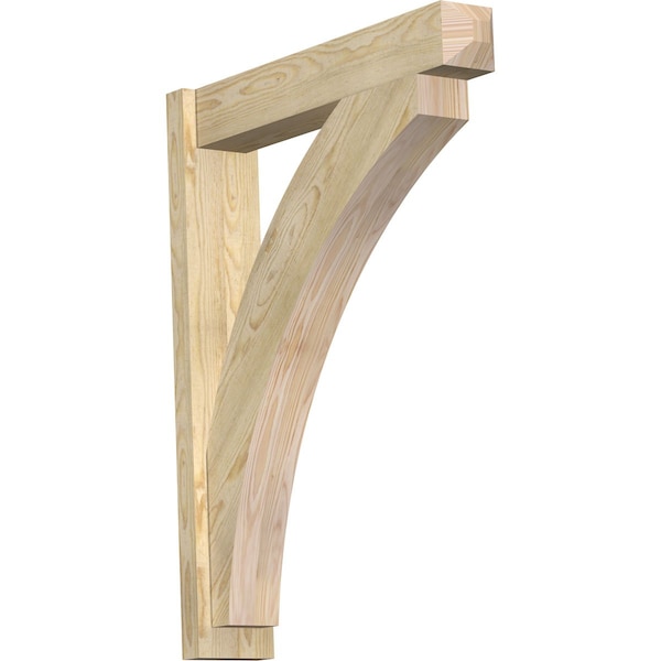 Ekena Millwork Thorton Craftsman Rough Sawn Outlooker, Douglas Fir, 6"W x 30"D x 38"H OUT06X30X38THR04RDF - main